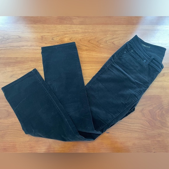 Ann Taylor Petite Black Corduroy Size OP the Modern Fit - Picture 4 of 11
